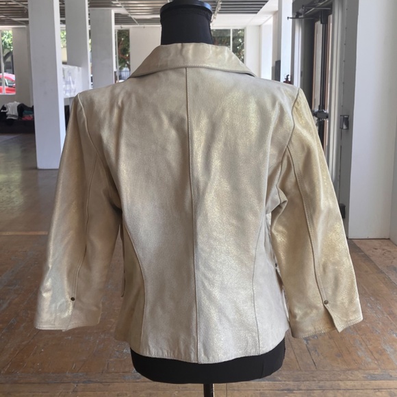 Newport news, gold metallic jacket - Picture 2 of 7